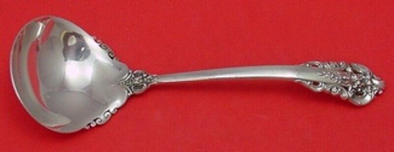 Primary image for Grande Baroque by Wallace Sterling Silver Sauce Ladle 6" Heirloom Serving