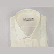 Mens 100% Italian Sheen Cotton Shirt High Quality SORRENTO Turkey 4791 Ivory image 2