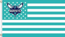 Charlotte Hornets Sport Basketball US Flag 3X5Ft Polyester Banner USA Di... - $15.99