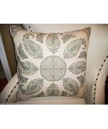 High End Moroccan Paisley Linen Accent Pillow Cover - £148.68 GBP
