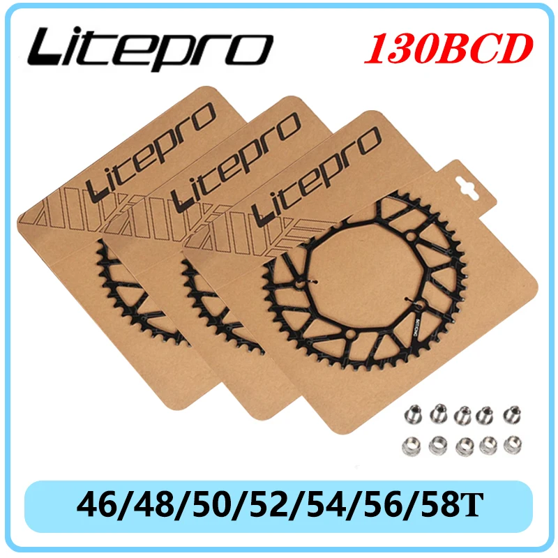 Litepro 130BCD Chainring  CNC Alloy Single Disc Chainwheel Road Folding Bike Cha - $128.62