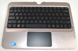 HP Touchsmart tm2-1000 Palmrest Keyboard Touchpad 592964-001 Rose Gold - $24.27