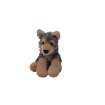 Wild Republic Gray Timber Wolf Plush 8&quot; Stuffed Animal Cuddlekins - £9.33 GBP