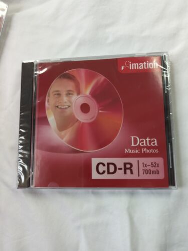NEW! Blank CD Discs Imation 100 Discs CD-R 1x-52x 700mb Music Photos Data