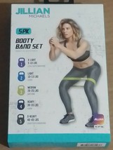 NIB Jillian Michaels Booty Band Set 5 Weighted Resistance Set Pack New Workout - £17.91 GBP