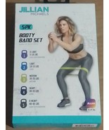 NIB Jillian Michaels Booty Band Set 5 Weighted Resistance Set Pack New W... - £17.88 GBP