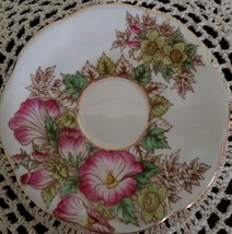 Vintage ~ Replacement Rosina Bone China Saucer ~ Floral Design ~ Made in... - $14.96