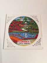 Trivet Ceramic Wall Tile Florida&#39;s Cypress Gardens 6x6 Tile vintage Japan AA - £7.08 GBP