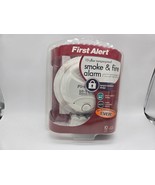 First Alert 10 Year Smoke &amp; Fire Alarm Detector Lithium Battery SA340CN - £15.19 GBP