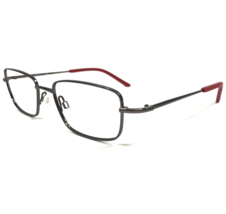 Nike Eyeglasses Frames 8183 060 Gunmetal Gray Rectangular Full Rim 52-18... - $69.29