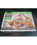 vintage 1984 Mel Appel Creative Activity Desk 80010 graphics arts crafts... - $53.42 CAD