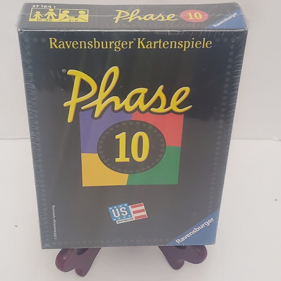 Phase 10 Card Game Ravensburger Kartenspiel New Sealed 2011 - $39.99