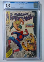 1968 The Amazing Spider-Man 57 CGC 6.0 Marvel Comics 2/68: 12-cent Ka-Zar cover - £145.66 GBP