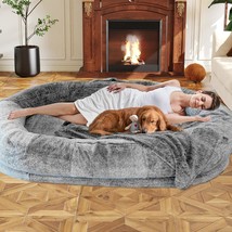 Human Dog Bed,72X48X11 Extra Large Human Dog Bed For People Adults And Pet - $115.99