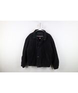 Vintage 90s Streetwear Mens Large Faded Quilted Corduroy Bomber Jacket B... - $1,460.09 MXN