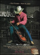Mark Chesnutt 1993 Dean Markley Guitar Strings advertisement color ad print - £3.30 GBP