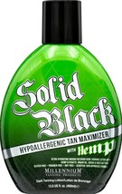 Millennium Tanning Solid Black HYPOALLERGENIC TAN MAXIMIZER w HEMP Lotio... - £23.88 GBP