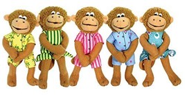 MerryMakers Five Little Monkeys Finger Puppet Playset, Set of 5, Polyvinyl Chlor - £25.33 GBP