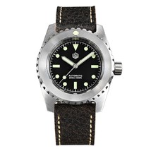 San Martin Men Watch 41mm Retro Diver Middle Ages Style Classic Vintage Miyota S - £521.19 GBP