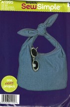 Simplicity Sewing Pattern 1995 Purse Bag Tote - $12.56