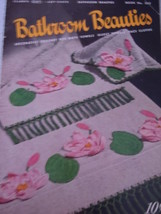 Bathroom Beauties Clark&#39;s &amp; Coats Decorative Crochet Pattern Book 1950 - £4.78 GBP