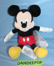 Disney Store Mickey Mouse Plush Stuffed Animal Toy With Tags 9.5&quot; - £15.62 GBP