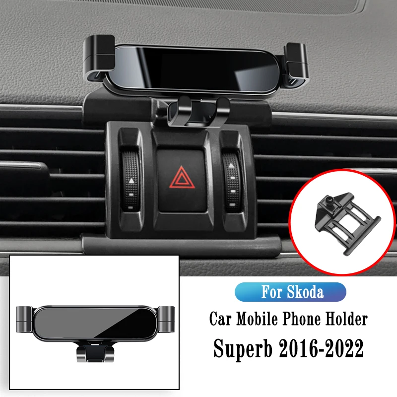 Car Phone Holder For Skoda Superb 2016-2022 Gravity Navigation Bracket GPS Stand - £15.63 GBP
