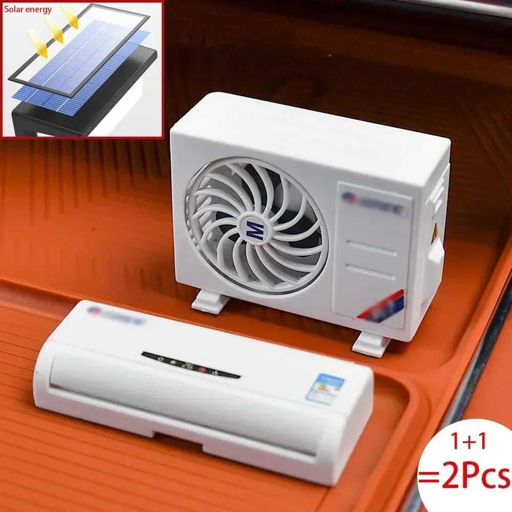 Solar Car Air Freshener Mini Air Conditioning Decorative Aromatherapy Machine - $13.73+