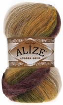 20% Wool 80% Acrylic Soft Yarn Alize Angora Gold Batik Thread Crochet Lace Hand  - £23.39 GBP