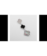 Triple Hanging Motif Earrings  - $100.00