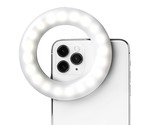 Selfie One - Rechargeable Ring Light Clip-On For Iphone, Android, Tablet... - $74.99