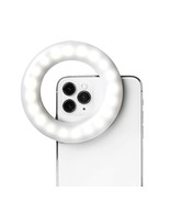 Selfie One - Rechargeable Ring Light Clip-On For Iphone, Android, Tablet... - £59.86 GBP