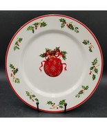 Christopher Radko Traditions Holiday Celebrations Red Ornament Holly Tri... - $20.35 CAD