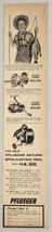 1960 Print Ad Pflueger Supreme,Freespeed,Saturn Fishing Reel Enterprise Akron,OH - £10.84 GBP