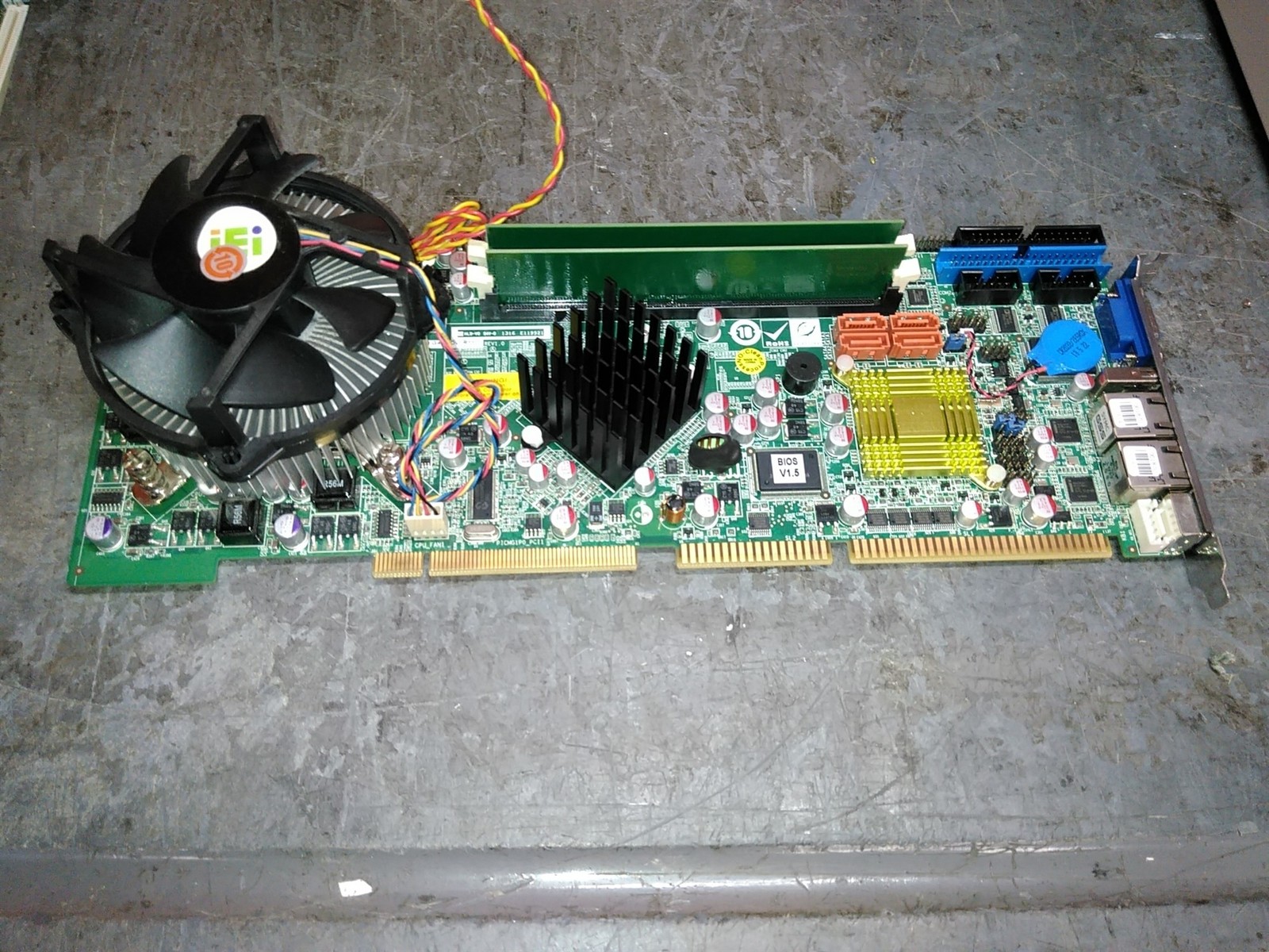 Defective iEi WSB-G41A-DVI-R11 Single Board Computer 2GB DDR3 RAM AS-IS - $114.00