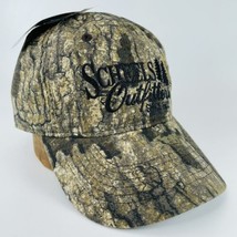 Scheels Outfitters Camo Strapback Trucker Hat Hunting Ball Cap Embroider... - $11.71