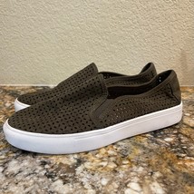 MIA Cameron Olive Green slip on sneaker 7.5 - $23.15