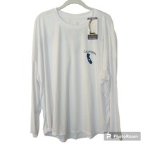 New With Tags California State of Mine White and Blue Long Sleeve Top - XXL - $16.93