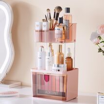 Delamu 3-Tier Makeup Organizer with Drawers & 6-Grid Top Pink Vanity Sto... - €5,29 EUR Delamu 3-Tier Makeup Organizer with Drawers & 6-Grid Top Pink Vanity Sto... - €5,29 EUR