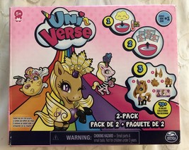 Uni-verse 2 Pack Play Set Collectible Surprise Unicorns & Mystery Accessories  - $474.22 MXN