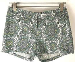 J Crew Shorts NEW 3.5” Paisley 100% Cotton Pockets NWT SZ 0 *See Note - £23.00 GBP