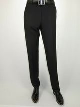 Men RENOIR Suit Solid Two Button Business Formal Classic Regular Fit 201-1 Black image 11