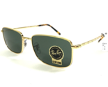 Ray-Ban Sunglasses RB3717 9196/31 Gold Rectangular Frames with G-15 Lenses - $148.49