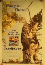 Grandaddy Hang In There Just like the fambly Cat Poster - £42.16 GBP
