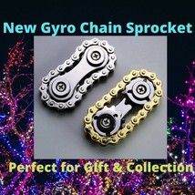 New Metal Mini Gyro Chain Sprockets | New Metal Pocket Flywheel Toy Gear... - £23.56 GBP