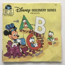 Disney Discovery Series Presents: ABC&#39;s 7&#39; Vinyl Record / 24 Page Book - £36.14 GBP