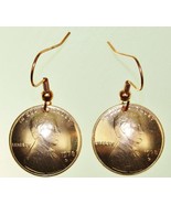 Real Domed Copper Penny Earrings - €8,64 EUR