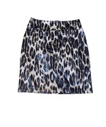Travelers by Chico&#39;s Leopard Animal Print Fully Lined Pencil Skirt Size ... - $33.53
