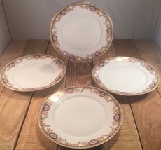 Mitterteich Lot Of 4 Bavaria German Salad Bread Butter Plates China 7.75&quot; - £18.31 GBP