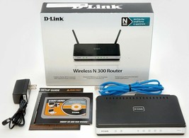 D-Link DIR-615 Wireless-N 300 Wifi Router 4 Port 10/100 Networking N300 ... - $18.76